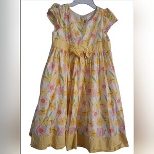 Gymboree Yellow and Pink Floral Dress